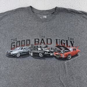 Top Dead Centre Shirt Mens 2XL The Good The Bad The Ugly Muscle Cars Graphic Tee